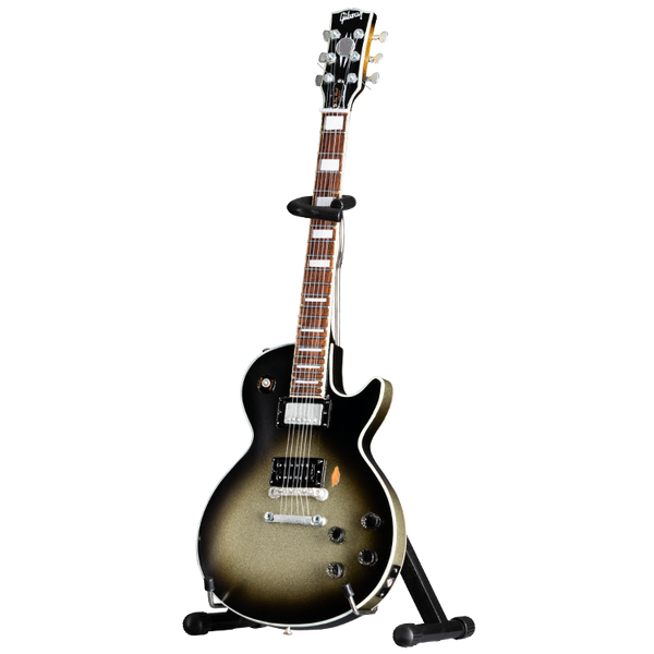 2021 Signed Adam Jones Gibson Silverburst Les Paul 1:4 Scale Mini Guitar Model