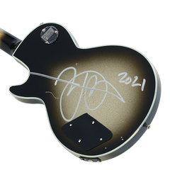 2021 Signed Adam Jones Gibson Silverburst Les Paul 1:4 Scale Mini Guitar Model