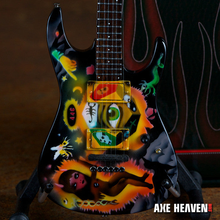 Signature Cult Theme One Eye Miniature Guitar Replica Collectible