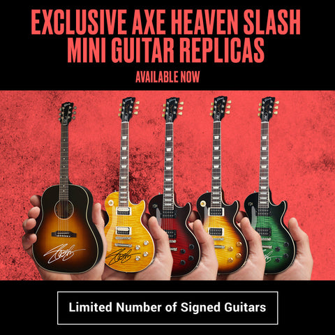 2020 Autographed Slash Gibson Mini Guitar Replica Collectibles - LIMITED QUANTITY