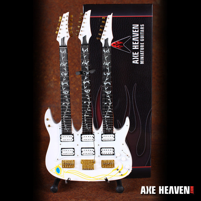 Axe Heaven Steve Vai Signature White Jem Mini Guitar Replica (SV-130) 
