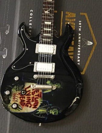 Officially Licensed Zacky Vengeance Living Dead Schecter Mini Guitar Replica Model
