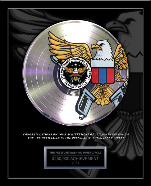 ART RECORD - 18" x 22" Framed 12" Platinum Record - Deluxe Framed Rockstar Award