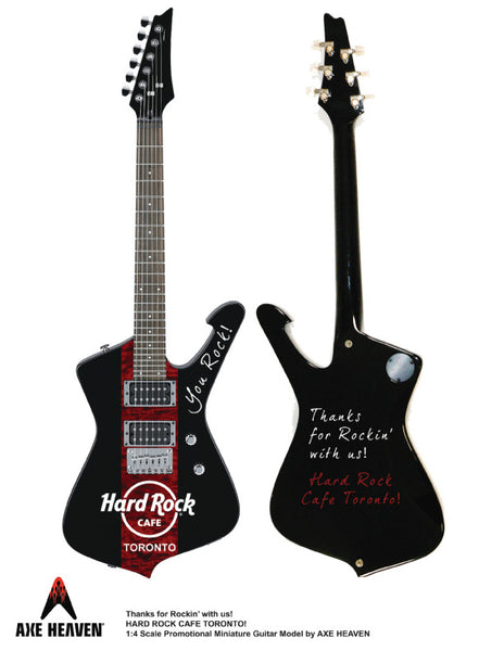 Hard Rock Cafe Toronto 2013 Miniature Guitar Limited-Edition Collectible