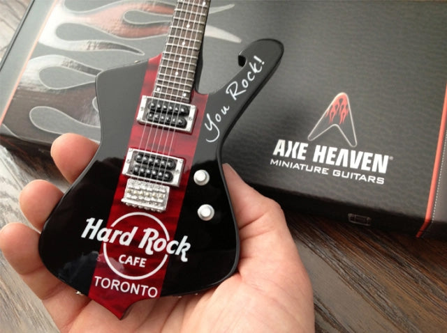 Hard Rock Cafe Toronto 2013 Miniature Guitar Limited-Edition Collectible