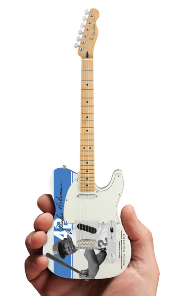 Jackie Robinson 100th Birthday Celebration Concert Limited-Edition Officially Licensed Fender Telecaster Mini Guitar Replica Collectible
