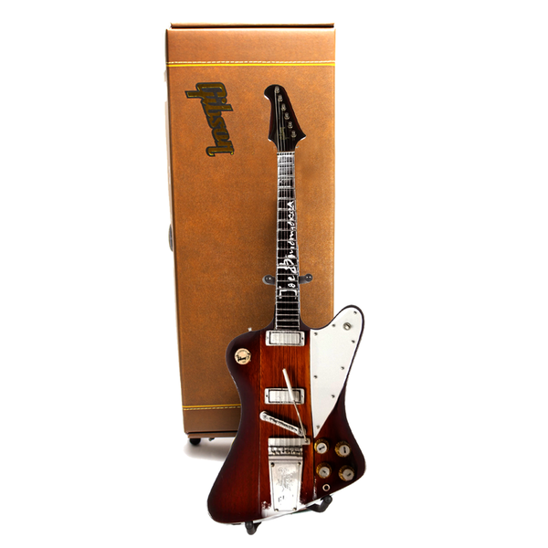 Joe Bonamassa Signature 1972 Gibson Firebird V Medallion Series Miniature Guitar Replica Collectible