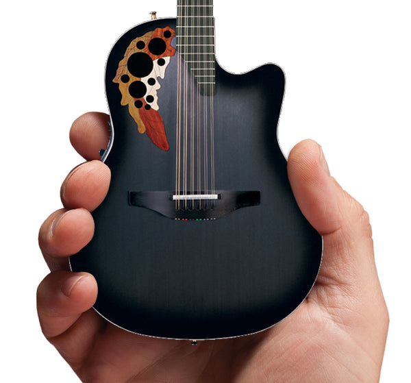 Melissa Etheridge 12-String Signature Ovation Adamas Mini Guitar 2018 Limited-Edition Replica Collectible
