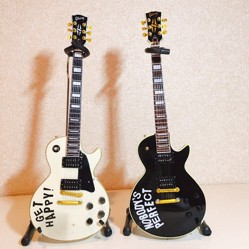 森純太 MORI JUNTA Custom NOBODY'S PERFECT Gibson Les Paul 1:4 Scale Mini Guitar Model