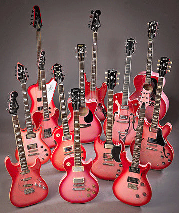 The Pinkburst Project / Jay Jay French 2012 Promotional Custom Mini Guitar
