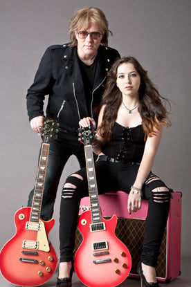 The Pinkburst Project / Jay Jay French 2012 Promotional Custom Mini Guitar