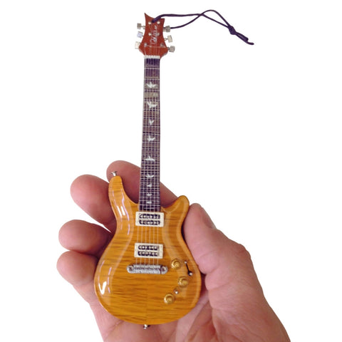 6" PRS Custom Vintage Yellow Guitar Ornament